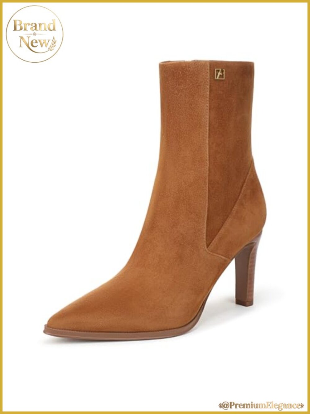 Pointed Toe Suede Dress Bootie Ankle Boot